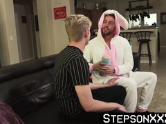 Sweet looking Josh Cannon uses his soles to jerk Myles Landon