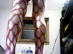 Crossdressing piss antics