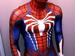 Guyzentai's Spiderman tries to get off with no help from his own weenie