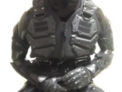 Condom Soldier Getting Off