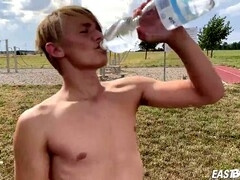 cute blonde twink abs