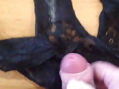 Tribute on wife's dirty knickers