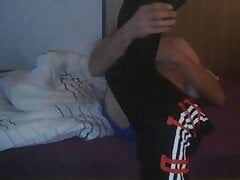 (GER) My smelly+ white Adidas_Socks= I'm kinky & fuckable Twink_Bitch+ waiting for Fucking & Filling deep inside Me