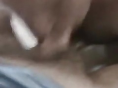 Sucker swallows cum