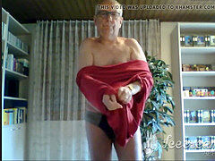 bisex grandfather flash on cam