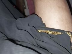 I jerking my fatty dick on my bed