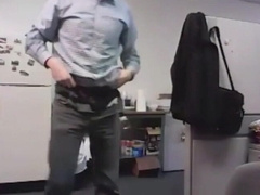 father drains rod at the office trio