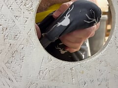Blowing Thick Dick Daddy at the Gloryhole