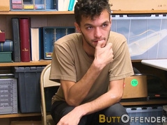 Shoplifter pops and gets facial cumshot