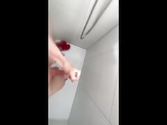 I wanked my cock off in the public shower.