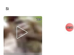 Man tounch the penis web cam