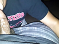 UCF classmate fellates my cock and swallows my geyser