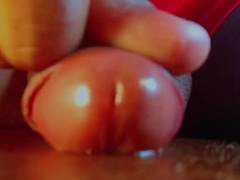 Stud who fumbles and jerks until he has a enjoyable cum-shot