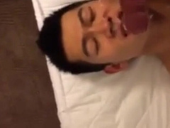 Asian Twink Sucks & Gets Fingered