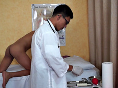 Nippon Enema Amateur Twink Gets Used By his Doctor In the Infirmary