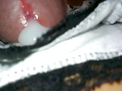 Cumshot in tiny panties 9