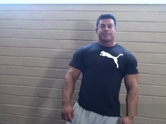 Beefy Bodybuilder Bound and Tickled - Zeus Diamonte