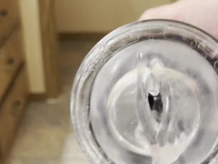 Auto Stroker Intercourse Plaything SUCK OFF with ejaculation concluding