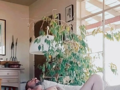 Wild Hippie Kadon't drill himself with fuck stick.