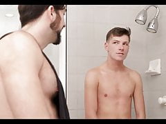 Gay sex in the shower