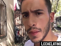 LecheLatinos.com - Young Latino's first time bareback fuck for money in a wild session