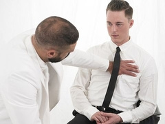 Younger Elder Solano fucked by older Bishop Napoli