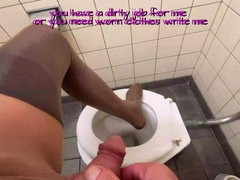 My fresh task, a red-hot practice for me in stockings with roped boner and lots of urinate (two)