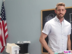 Grizzly Prof Gets His Bum No Condom Poke By His Schoolgirl Weenie