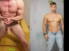 Huge cocks and bulging jeans on webcam