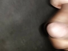 Late night gay boy handjob and cumshot