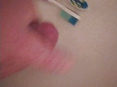 Cum on sluts toothbrush