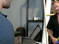 fag mature manager boned by the new start