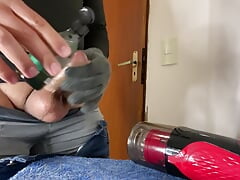 Asian Jerks off His Small Dick at Work and Ends up Cumming on His Boss's Desk - Uncensored