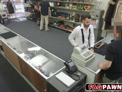 Stud Deep Throats Monstrous Man Sausage And Pokes Anal Invasion Doggie In The Douche