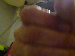 horny wank with lubricant