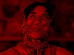 Hot Silent Hill-inspired BDSM scene with cuckolding