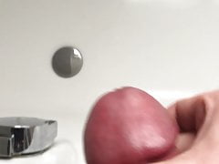 Massive cumshot by big dick