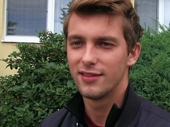 Amateur pretty boy gets rammed in the bum DEEPER