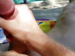 Jerking by the Pool