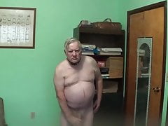 Old friend pissing in living room