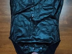 Black Realise One Piece Swimsuit Cum
