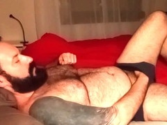 Huge handjob, massive, mature men masturbating