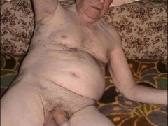 Amateur Movie: Aged Arse bandit Dude in Suspenders