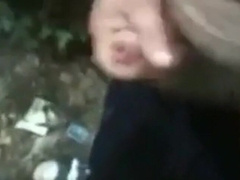 Old Man Strokes His Uncut Cock Outdoors45g
