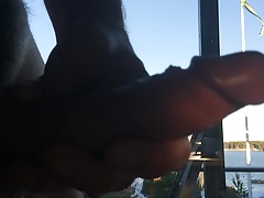 Selfie. Cumshot