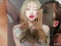 Korean Cum challange ( kim sejin)