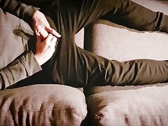 Caught horny straight brother in law secretly masturbating in our vacation cabin during hot summer holiday night