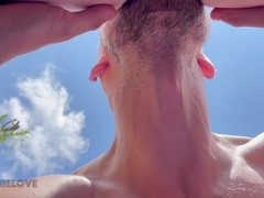A Couple Of Hot Guys Have Wild Sex On A Public Beach, Causing Vacationers To React Aggressively - Katty West