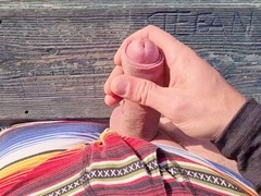 Big gay cocks cumming, public masturbating, outdoor wank