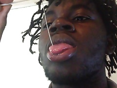 My full video of me drooling spit fetish
